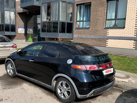2008 Honda Civic VIII, чёрный, 640000 рублей, вид 4