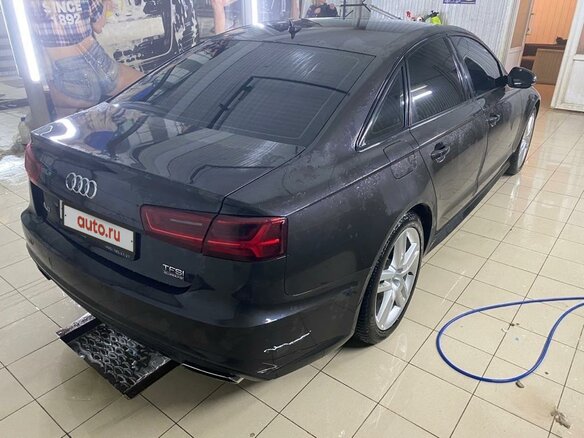 2017 Audi A6 IV (C7) Рестайлинг, серый - вид 7