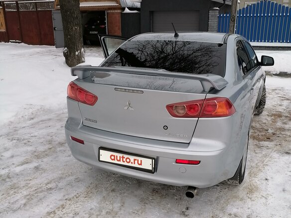 2008 Mitsubishi Lancer X, серебристый - вид 3