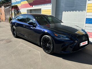 2018 Lexus LS 500 V, синий, 4250000 рублей, вид 4