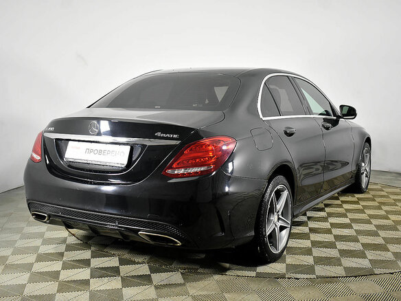 2016 Mercedes-Benz C-Класс 200 IV (W205), чёрный - вид 3