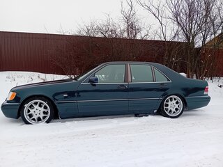 1998 Mercedes-Benz S-Класс 320 III (W140) Рестайлинг, синий, 2200000 рублей, вид 1