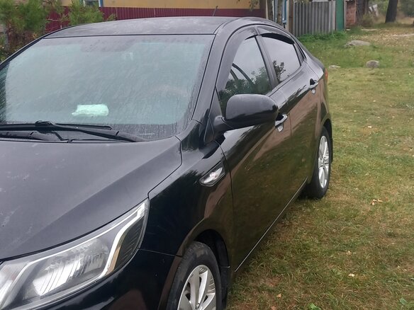 2013 Kia Rio 4-speed III, чёрный, 1350000 рублей - вид 2