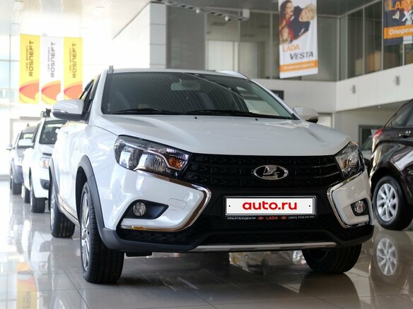 2019 Lada (ВАЗ) Vesta SW I, белый, 1300000 рублей
