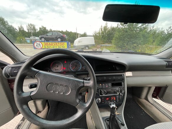 1992 Audi 100 IV (C4), красный, 240000 рублей - вид 12