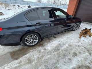 2017 BMW 5 серии 520d xDrive VII (G30/G31/G38), чёрный, 2950000 рублей, вид 5