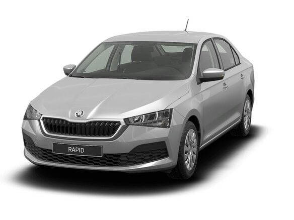 2021 Skoda Rapid II, серебристый