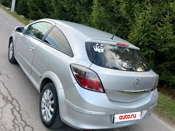 2007 Opel Astra GTC H Рестайлинг, серебристый, 400000 рублей - вид 3