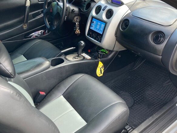 2002 Mitsubishi Eclipse III, серебристый, 850000 рублей - вид 9
