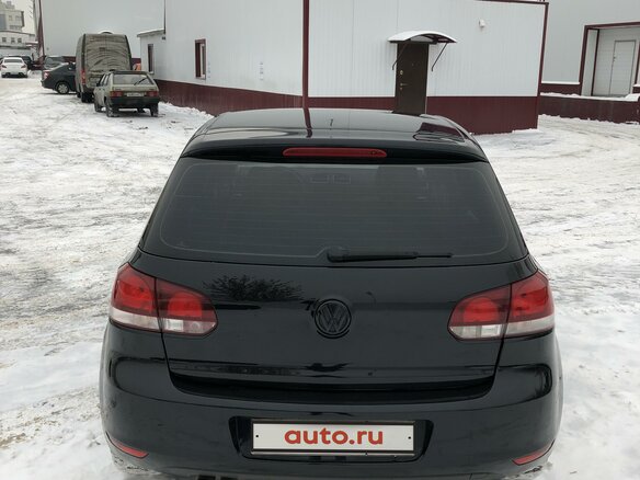 2012 Volkswagen Golf VI, чёрный - вид 7