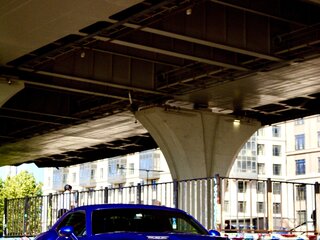 2019 Dodge Challenger III Рестайлинг 2, синий, 3450000 рублей, вид 2