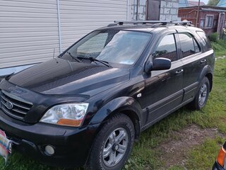 2008 Kia Sorento I Рестайлинг, чёрный, 810000 рублей, вид 1