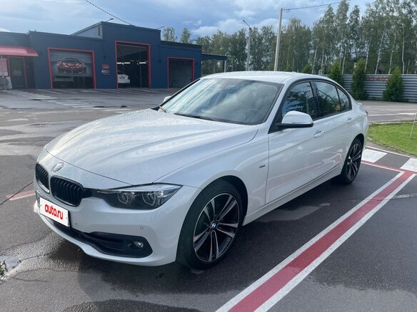2018 BMW 3 серии 320d xDrive VI (F3x) Рестайлинг, белый, 2800000 рублей