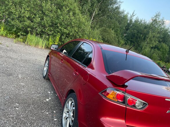 2008 Mitsubishi Lancer X, красный, 850000 рублей - вид 9
