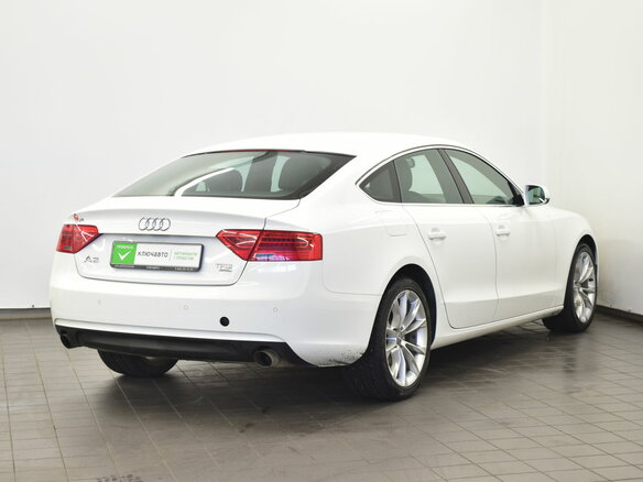 2013 Audi A5 I (8T) Рестайлинг, белый - вид 5