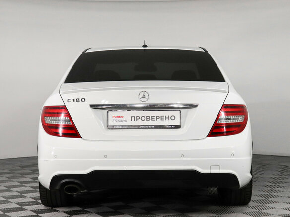 2012 Mercedes-Benz C-Класс 180 III (W204) Рестайлинг, белый - вид 5