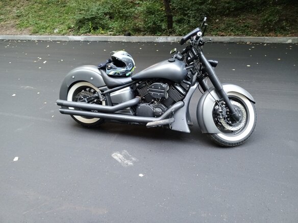 2005 Yamaha XVS1100, серый, 450000 рублей