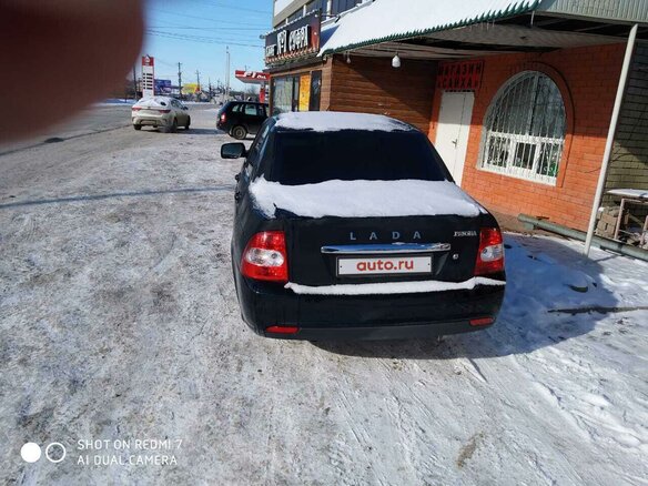 2007 Lada (ВАЗ) Priora I, чёрный, 130000 рублей - вид 1