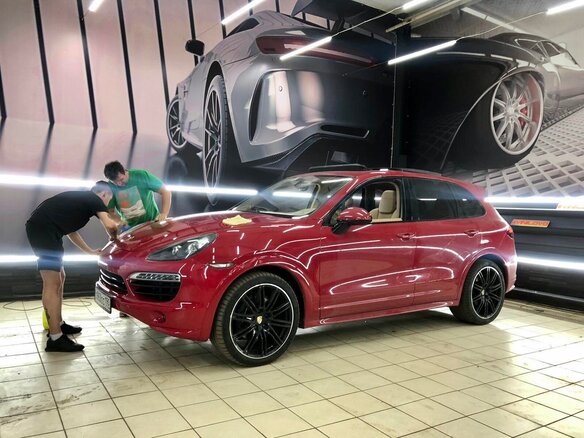 2012 Porsche Cayenne Diesel II (958), красный, 3350000 рублей - вид 10