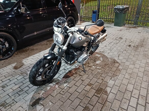 2018 BMW R Nine T Scrambler, серый, 1200000 рублей