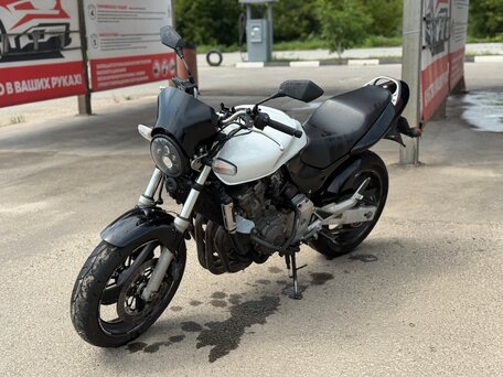2001 Honda CB 600F Hornet, белый, 345000 рублей, вид 4
