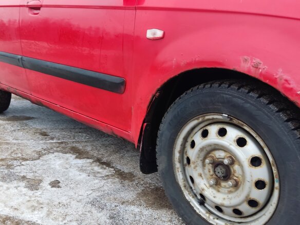 2003 Hyundai Getz I, красный, 400000 рублей - вид 10