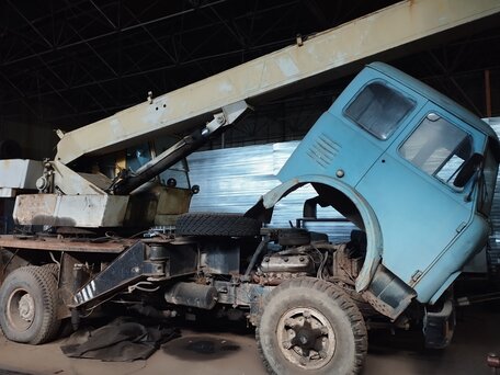 1990 МАЗ Автокраны, голубой, 350000 рублей, вид 2