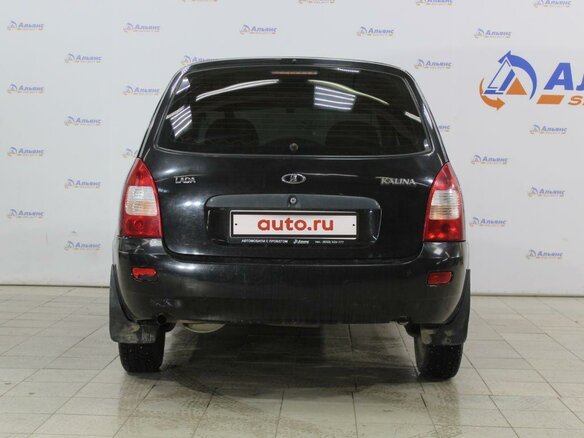 2010 Lada (ВАЗ) Kalina I, чёрный - вид 5