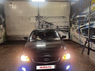 2008 Lada (ВАЗ) Priora I, чёрный, 180000 рублей, вид 2