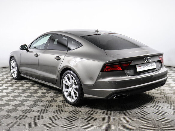 2015 Audi A7 I (4G) Рестайлинг, коричневый - вид 6
