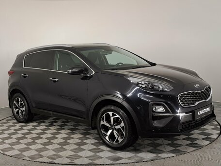 2021 Kia Sportage IV Рестайлинг, чёрный, 2550000 рублей, вид 3