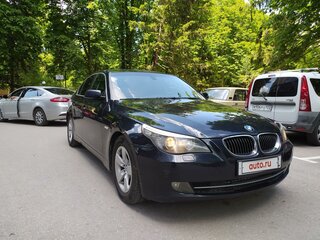 2008 BMW 5 серии 525i V (E60/E61) Рестайлинг, синий, 1230000 рублей, вид 3