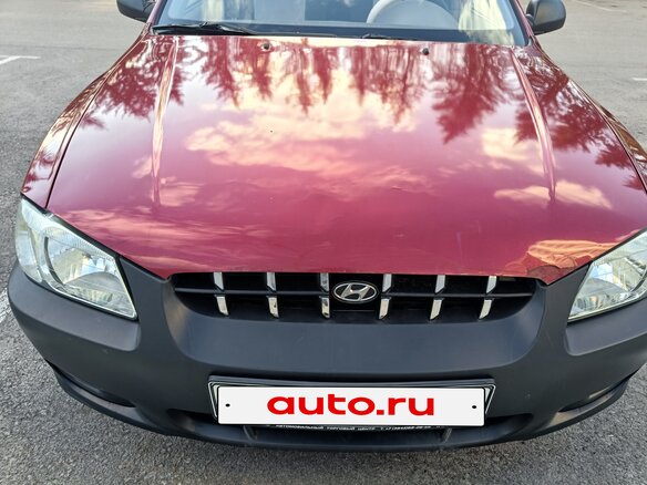 2005 Hyundai Accent ТагАЗ II, красный, 395000 рублей - вид 2