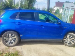 2014 Mitsubishi ASX I Рестайлинг, синий, 1200000 рублей, вид 2