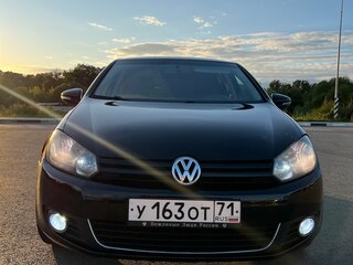 2009 Volkswagen Golf VI, чёрный, 630000 рублей, вид 2