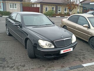 2002 Mercedes-Benz S-Класс 350 Long IV (W220) Рестайлинг, чёрный, 925000 рублей, вид 3