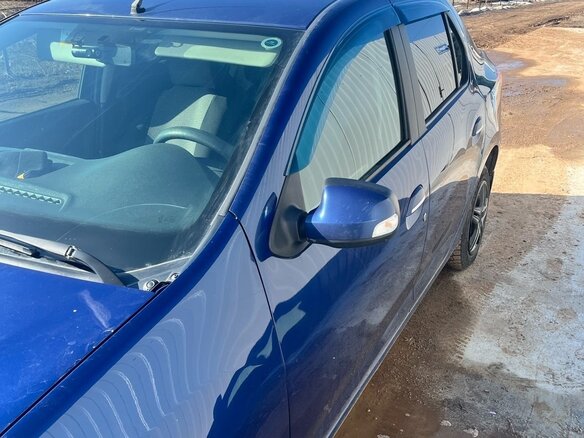 2015 Renault Logan II, синий, 600000 рублей - вид 8