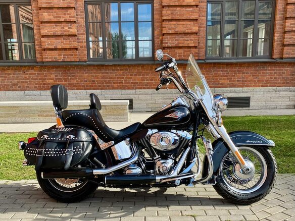 2010 Harley-Davidson Heritage, чёрный, 850000 рублей