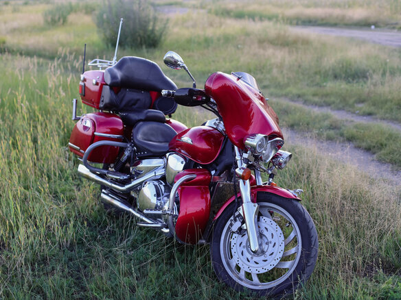 2004 Honda VTX 1300, красный, 800000 рублей - вид 11