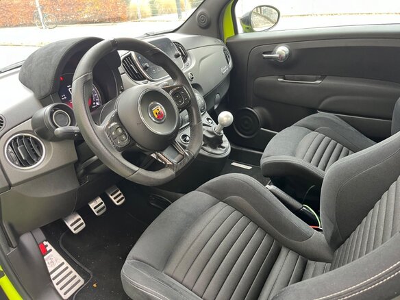 2021 Fiat 500, зелёный - вид 4