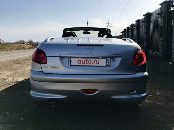 2003 Peugeot 206, серебристый - вид 17