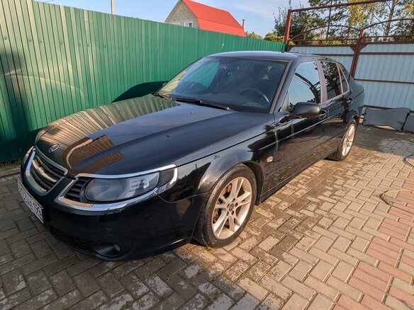 2007 Saab 9-5 I Рестайлинг 2, чёрный, 850000 рублей - вид 1