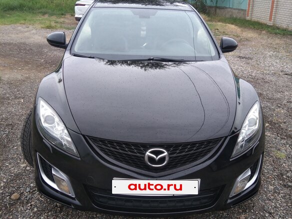 2008 Mazda 6 II (GH), чёрный, 880000 рублей