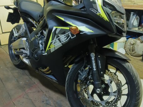 2014 Honda CBR 650F, чёрный, 720000 рублей, вид 2