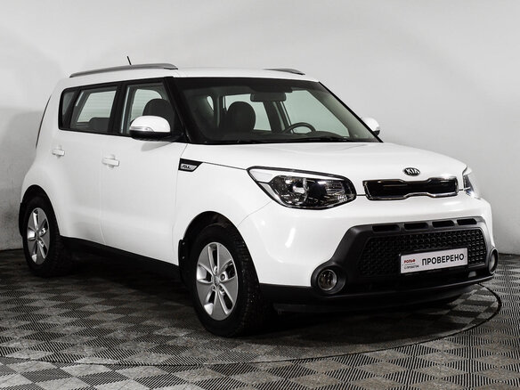 2014 Kia Soul II, белый - вид 4