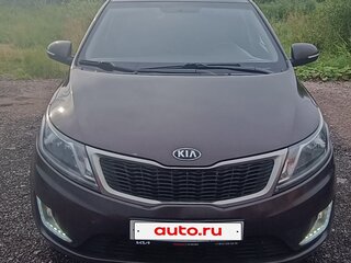 2014 Kia Rio 6-speed III, коричневый, 640000 рублей, вид 1