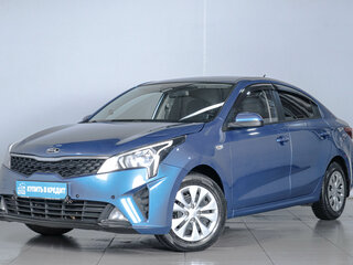 2021 Kia Rio IV Рестайлинг, синий, 1399000 рублей, вид 3