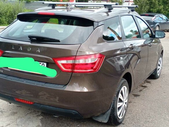 2020 Lada (ВАЗ) Vesta SW I, коричневый, 1200000 рублей - вид 9
