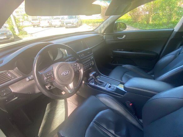 2017 Kia Optima IV, белый, 1600000 рублей - вид 5