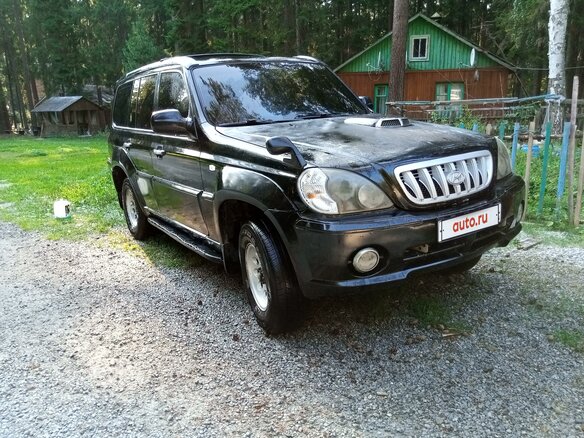 2002 Hyundai Terracan I, чёрный, 540000 рублей - вид 1
